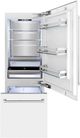 ZLINE 30" 16.1 Cu. Ft. White Matte Built In Bottom Freezer Refrigerator-1