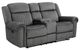 Homelegance® Brennen Charcoal Double Reclining Loveseat-0