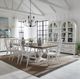 Liberty Furniture River Place 9-Piece Riverstone White/Tobacco Trestle Dining Table Set-1