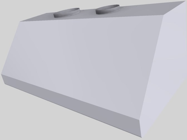 Vent-A-Hood® 48" White Wall Mounted Range Hood-2