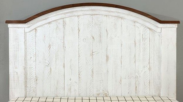 Furniture of America® Alyson 4-Piece Distressed White Queen Bedroom Set-2
