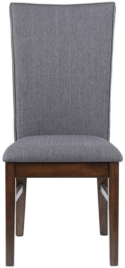 Coaster® Sherwood Brown/Gray Upholstered Dining Side Chair-1