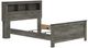 Signature Design by Ashley® Frandern Gray Twin Bookcase Panel Bed-2