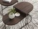 Signature Design by Ashley® Vanmore 3-Piece Dark Brown Occasional Table Set with Bronze Base-3