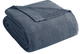 Olliix by INK+IVY Bree Knit Indigo King Blanket-0