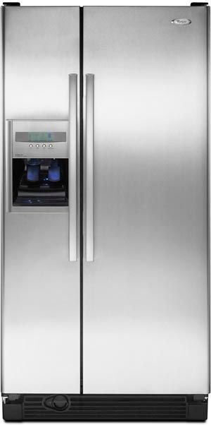 Whirlpool® Side-By-Side Refrigerator-Satina Stainless Look-0
