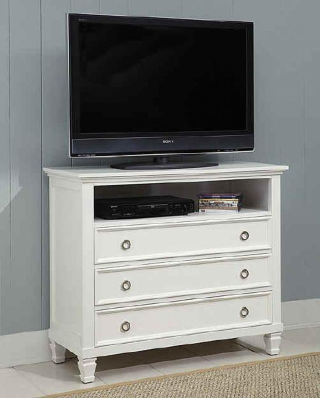 New Classic® Home Furnishings Tamarack White Media Chest-2