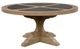 Bernards Tarrington Black Round Cocktail Table with Cashew Base-0