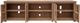 International Furniture Direct Natural Parota Brown Cappuccino 93" TV Stand-1
