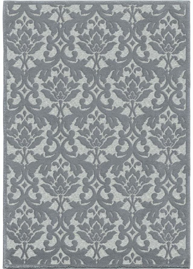 Orian Boucle' Devonshire Harbor Blue 7'9" x 10'10"Rug-0