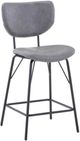 Jofran Inc. Urban Archive Owen Gray Upholstered Counter Stool-0