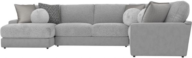 Jackson Furniture Canyon 4-Piece Gray/Platinum/Zinc Left-Arm Facing Sectional-3