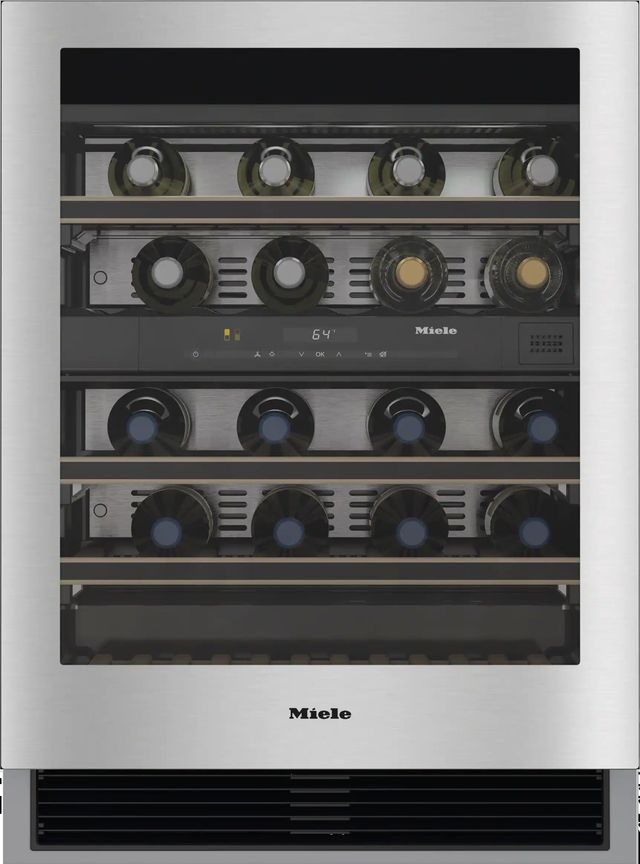 Miele 24" Stainless Steel Wine Cooler-0