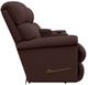 La-Z-Boy® Pinnacle Umber Leather Manual Wall Reclining Loveseat with Console-1