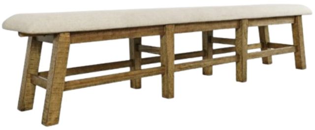 Jofran Inc.Telluride 6-Piece Gold Trestle Dining Set-3
