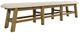 Jofran Inc.Telluride 6-Piece Gold Trestle Dining Set-3