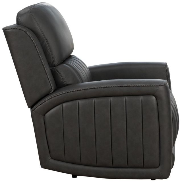 BarcaLounger® Pierce Homerun Dark Gray Leather Power Recliner-3