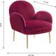 TOV Furniture Gwen Plum Velvet Chair-4