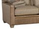 King Hickory Customizable Benson Leather and Fabric Studio Sofa-1