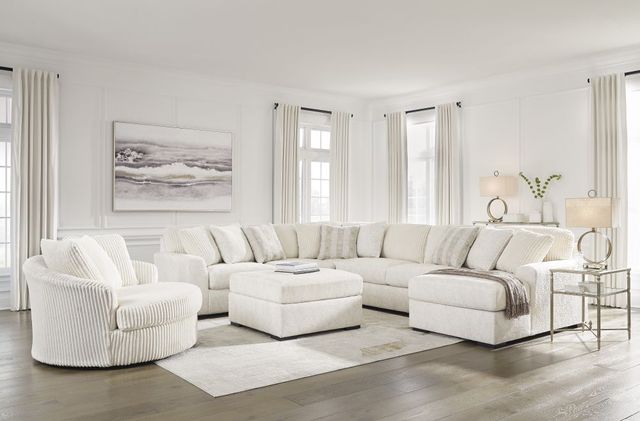 Signature Design by Ashley® Chessington Ivory Oversized Accent Ottoman-2