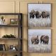 Crestview Collection Grazing Herds 2-Piece Hand Finished Wall Art Set-3