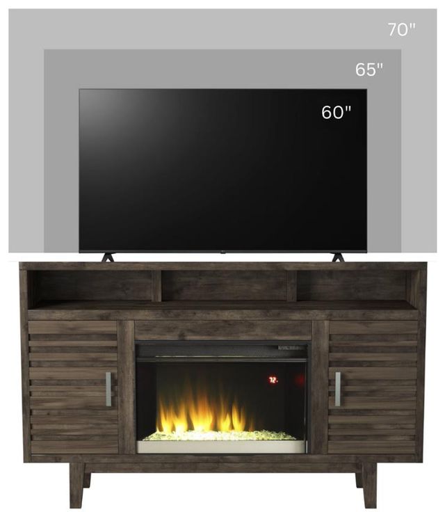 Legends Home Avondale Charcoal 61" Fireplace TV Stand-4