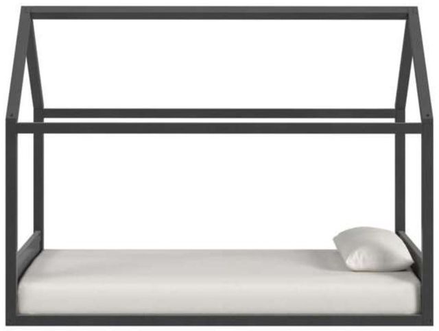 Elements International Sami Gray Youth Twin Bed-2