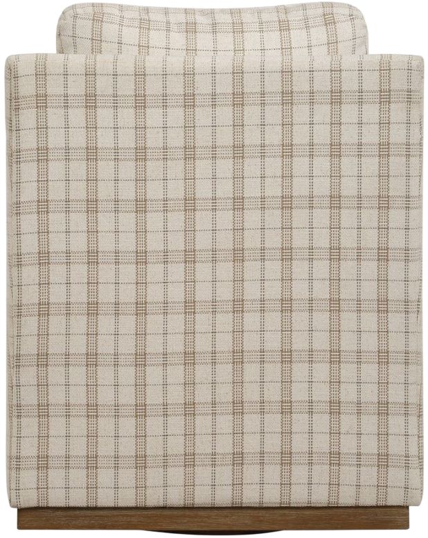 Uttermost® Basie Beige/Taupe Swivel Chair-4