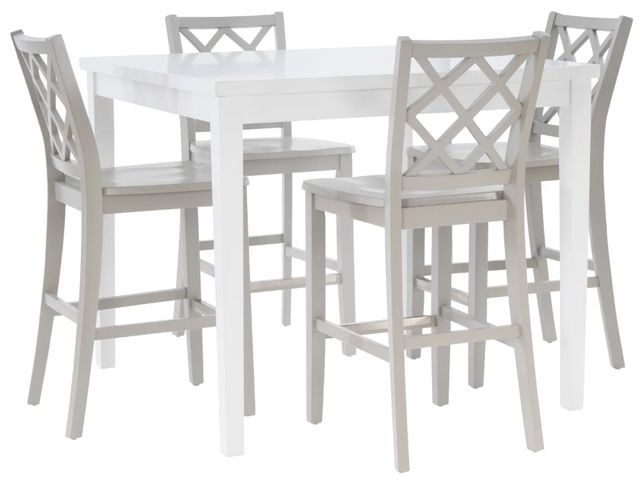 Powell® Maui 5-Piece Gray Counter Dining Set-0
