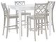 Powell® Maui 5-Piece Gray Counter Dining Set-0