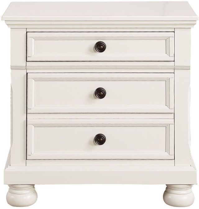 Homelegance® Laurelin White Nightstand-2