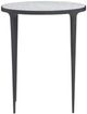 Fairfield® Phoenix White Carrara Table with Black Base-1
