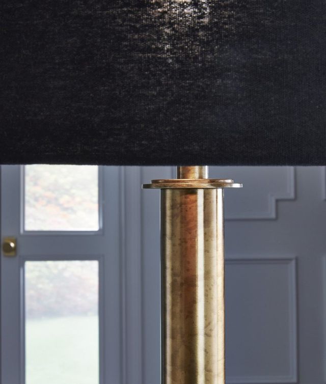 Signature Design by Ashley® Jenton Black/Gold Metal Floor Lamp-2