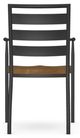 Amisco Customizable Tori Dining Arm Chair-3