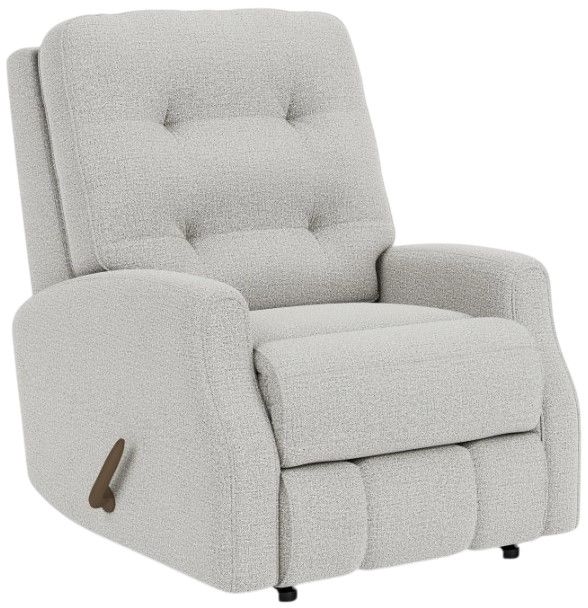 Flexsteel® Devon Silver Glacier Rocking Recliner-0