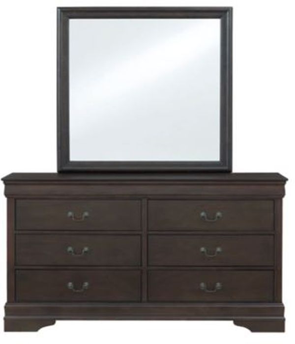 Signature Design by Ashley® Leewarden Dark Brown Dresser and Mirror-1