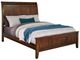 Archbold Furniture Customizable Amish Essentials Belmont Cherry King Sleigh Bed-0
