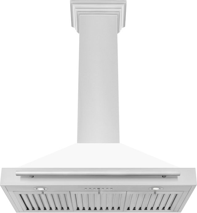 ZLINE 36" White Matte Wall Mounted Range Hood-3