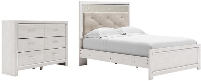 Signature Design by Ashley® Altyra 2-Piece White Full Panel Bed Set-0