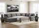 Signature Design by Ashley® Seyler Lane 3-Piece Graystone U-Shape Sleeper Sectional and Chaise-1