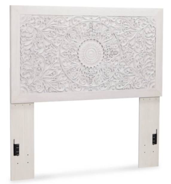 Signature Design by Ashley® Paxberry 5-Piece Whitewash Full Panel Headboard Bedroom Set-1