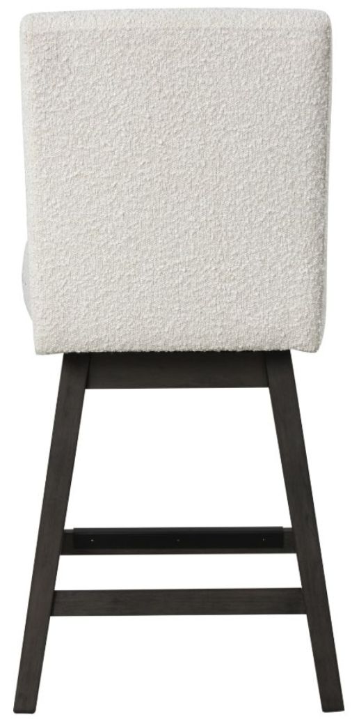 New Classic® Home Furnishings High Line White Swivel Counter Stool-4