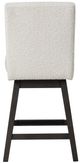 New Classic® Home Furnishings High Line White Swivel Counter Stool-4
