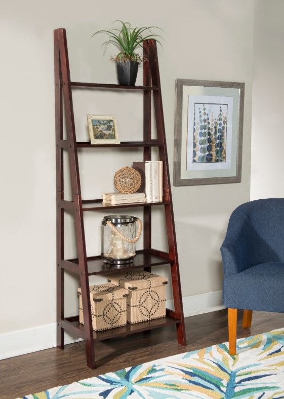 Linon Rossland Espresso Bookshelf-1