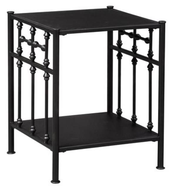 Liberty Furniture Vintage Black Open Nightstand