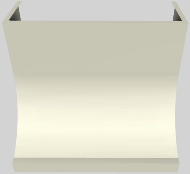 Vent-A-Hood® 36" Biscuit Wall Mounted Range Hood-0