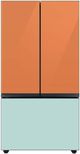 Samsung Bespoke 36" Morning Blue Glass French Door Refrigerator Bottom Panel-3
