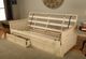 Kodiak Furniture Lexington Weathered White Full Futon Frame with Storage-3