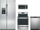 GE® 4 Piece Stainless Steel Kitchen Package-0