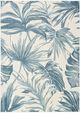 Nourison Home™ Aloha Ivory Blue 5'x8' Style 2 Area Rug-0